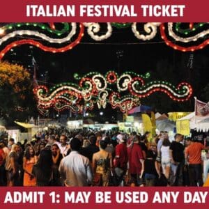 Italian Festival Admission